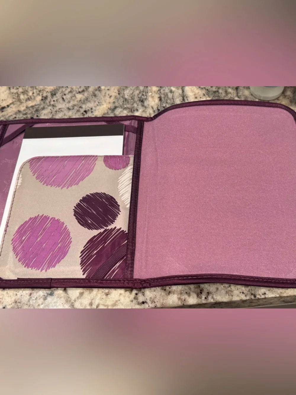 thirty-one Purple Chevron Notepad & Journal Organizer